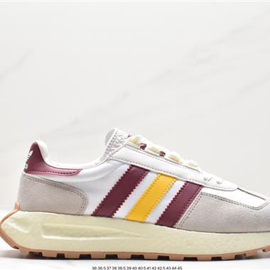 Adidas Racing E5 Boost Prototype 速度輕盈復古系列 百搭透氣運動慢跑鞋