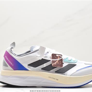 Adidas adizero BOSTON 11夏季透氣網眼競速跑鞋