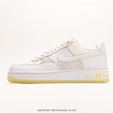 Nike Air Force 1'07 Low 縫線拼接 空軍一號低幫休閑板鞋 