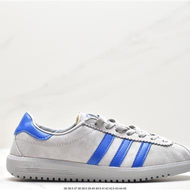 Adidas Originals Bermuda 絨面麂皮防滑耐磨輕便低幫板鞋