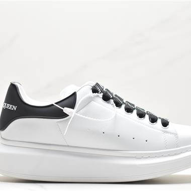 Alexander McQueen Sole Leather Sneakers低幫時裝厚底休閑運動小白鞋