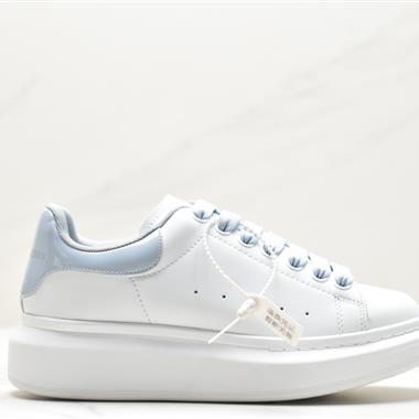 Alexander McQueen Sole Leather Sneakers低幫時裝厚底休閑運動小白鞋