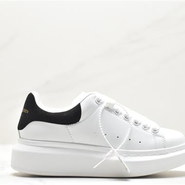 Alexander McQueen Sole Leather Sneakers低幫時裝厚底休閑運動小白鞋