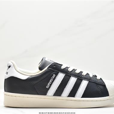 Adidas 三葉草 Originals Superstar」Sail/Green/Lace「貝殼頭系列低幫經典百搭休閑運動板鞋