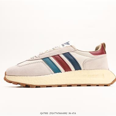 Adidas Racing E5 Boost Prototype 速度輕盈復古系列 百搭透氣運動慢跑鞋