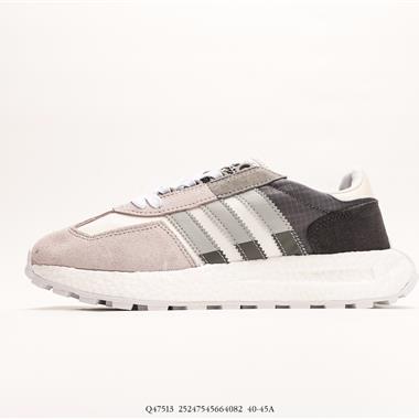 Adidas Racing E5 Boost Prototype 速度輕盈復古系列 百搭透氣運動慢跑鞋