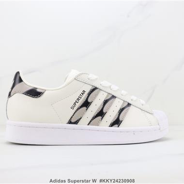 Adidas Superstar W 三葉草貝殼頭板鞋