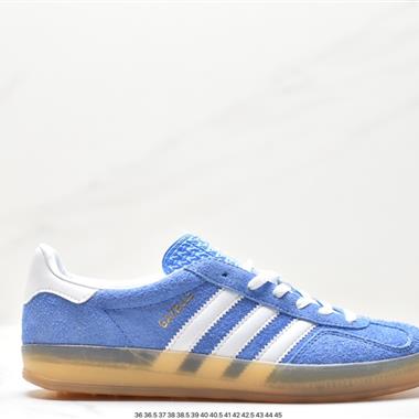 Adidas Originals Gazelle Indoor 三葉草復古防滑耐磨低幫板鞋