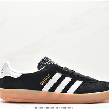 Adidas Originals Gazelle Indoor 三葉草復古防滑耐磨低幫板鞋