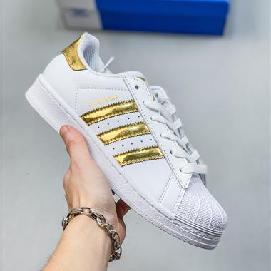 Adidas Originals Superstar"Milk White/Lace"貝殼頭系列低幫經典百搭休閑運動板鞋