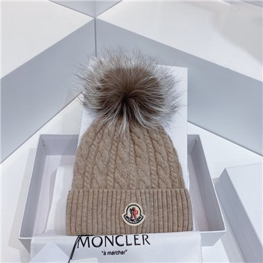 MONCLER   2023秋冬新款毛線帽子