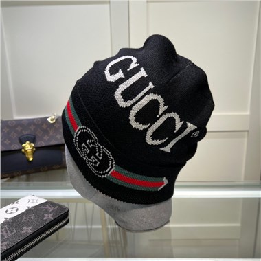 GUCCI  2023秋冬新款毛線帽子