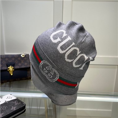 GUCCI  2023秋冬新款毛線帽子