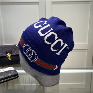 GUCCI  2023秋冬新款毛線帽子