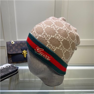 GUCCI  2023秋冬新款毛線帽子