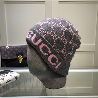 GUCCI  2023秋冬新款毛線帽子