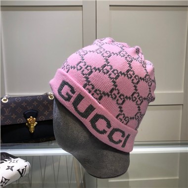 GUCCI  2023秋冬新款毛線帽子