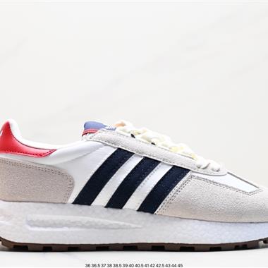 Adidas Racing E5 Boost Prototype 速度輕盈復古系列 百搭透氣運動慢跑鞋