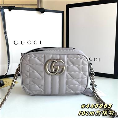 GUCCI   2023新款女生時尚休閒包 尺寸：18-12-6CM