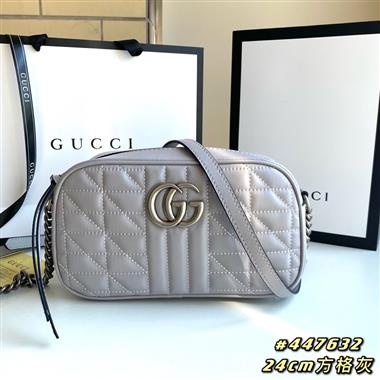 GUCCI   2023新款女生時尚休閒包 尺寸：24-13-7CM