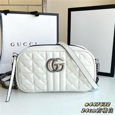 GUCCI   2023新款女生時尚休閒包 尺寸：24-13-7CM