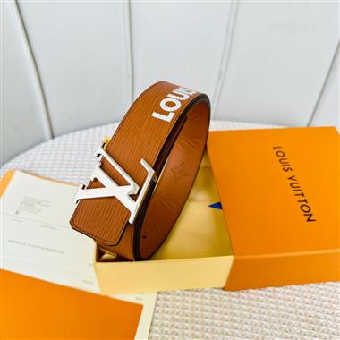LOUIS VUITTON   2023新款時尚皮帶  4.0CM