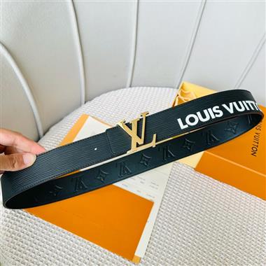 LOUIS VUITTON   2023新款時尚皮帶  4.0CM