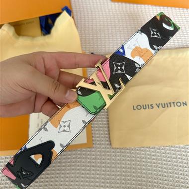 LOUIS VUITTON   2023新款時尚皮帶  4.0CM