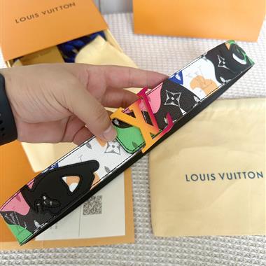 LOUIS VUITTON   2023新款時尚皮帶  4.0CM