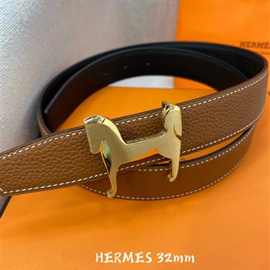 HERMES   2023新款時尚皮帶  3.2CM