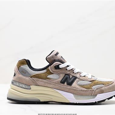 New Balance  M992系列休閑運動搭百老爹步跑鞋 