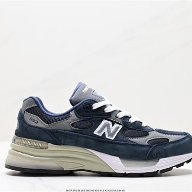 New Balance  M992系列休閑運動搭百老爹步跑鞋 