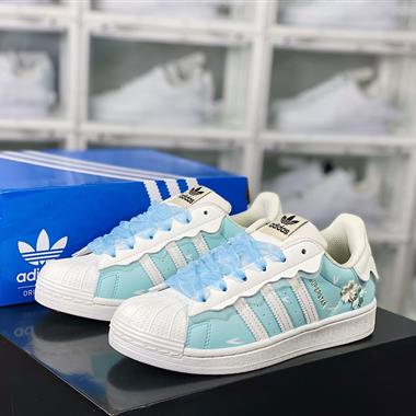 Adidas 三葉草 Originals Superstar"White/Black/Gold"貝殼頭經典百搭休閑運動板鞋