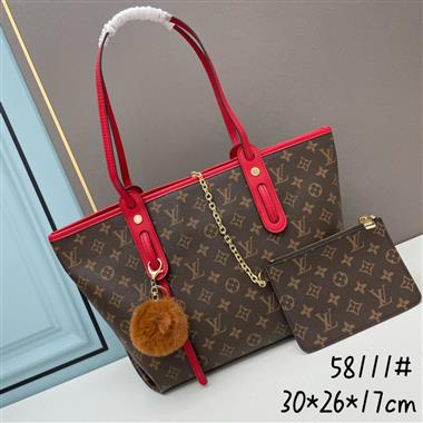 LOUIS VUITTON   2023新款女生時尚休閒包 尺寸：30-26-17CM