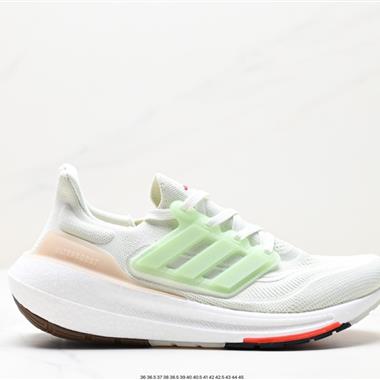 Adidas ULTRABOOST LIGHT輕彈系列低幫襪套式針織透氣緩震休閑運動慢跑鞋