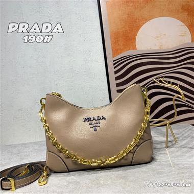 PRADA   2023新款女生時尚休閒包 尺寸：27*18*10CM