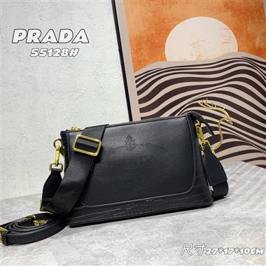 PRADA   2023新款女生時尚休閒包 尺寸：27*17*10CM