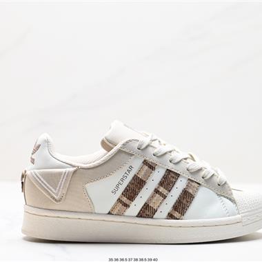 Adidas 三葉草 Originals Superstar Pride RM貝殼頭系列低幫經典百搭休閑運動板鞋