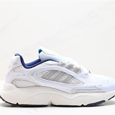 Adidas OZMILLEN 復古拼色低幫緩震運動跑鞋