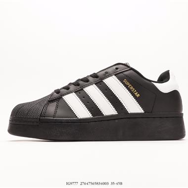 ADIDAS SUPERSTAR 三葉草 經典貝殼頭系列 厚底增高休閑板鞋