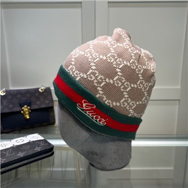 GUCCI  2023秋冬新款毛線帽子