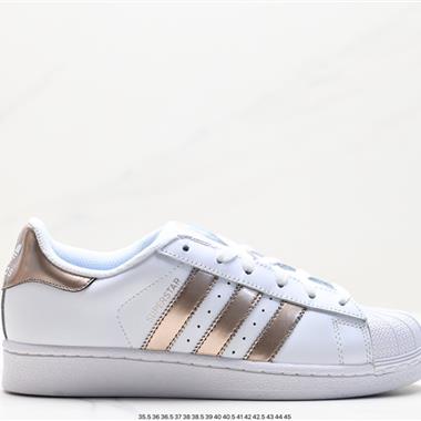 Adidas 三葉草 Originals Superstar Pride RM貝殼頭系列低幫經典百搭休閑運動板鞋