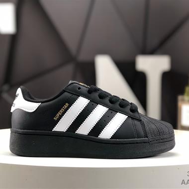Adidas三葉草 Originals Superstar Pride RM貝殼頭系列低幫經典百搭休閑運動板鞋