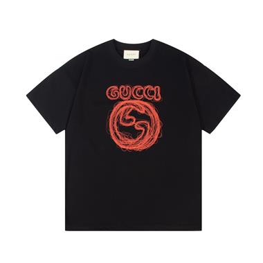 GUCCI  2023夏季新款短袖T恤 歐版尺寸偏大