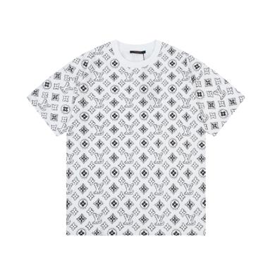 Louis Vuitton  2023夏季新款短袖T恤 歐版尺寸偏大