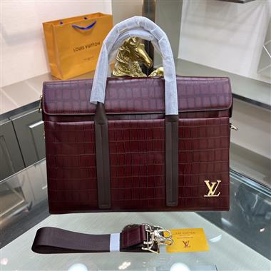 LOUIS VUITTON  2023新款男生時尚包包 尺寸：38-28-9CM