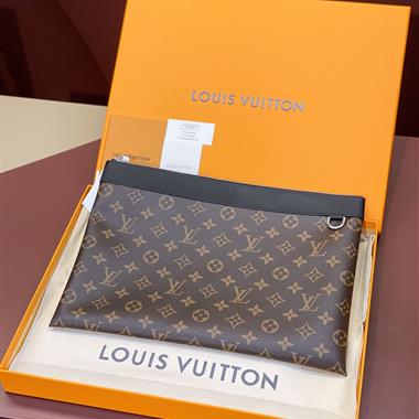 LOUIS VUITTON   2023新款男生時尚包包 尺寸：34*25*2CM