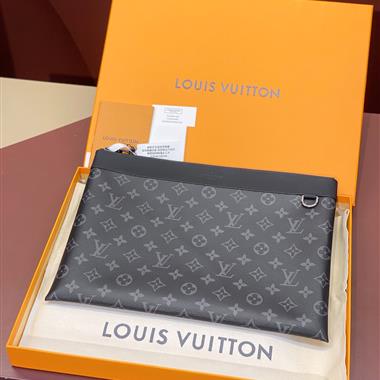 LOUIS VUITTON   2023新款男生時尚包包 尺寸：34*25*2CM