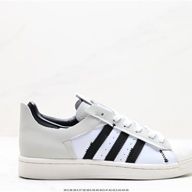 Adidas三葉草 Originals Superstar Pride RM貝殼頭系列低幫經典百搭休閑運動板鞋