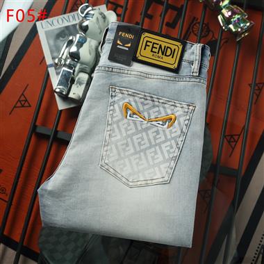 FENDI   2023秋冬新款休閒牛仔褲